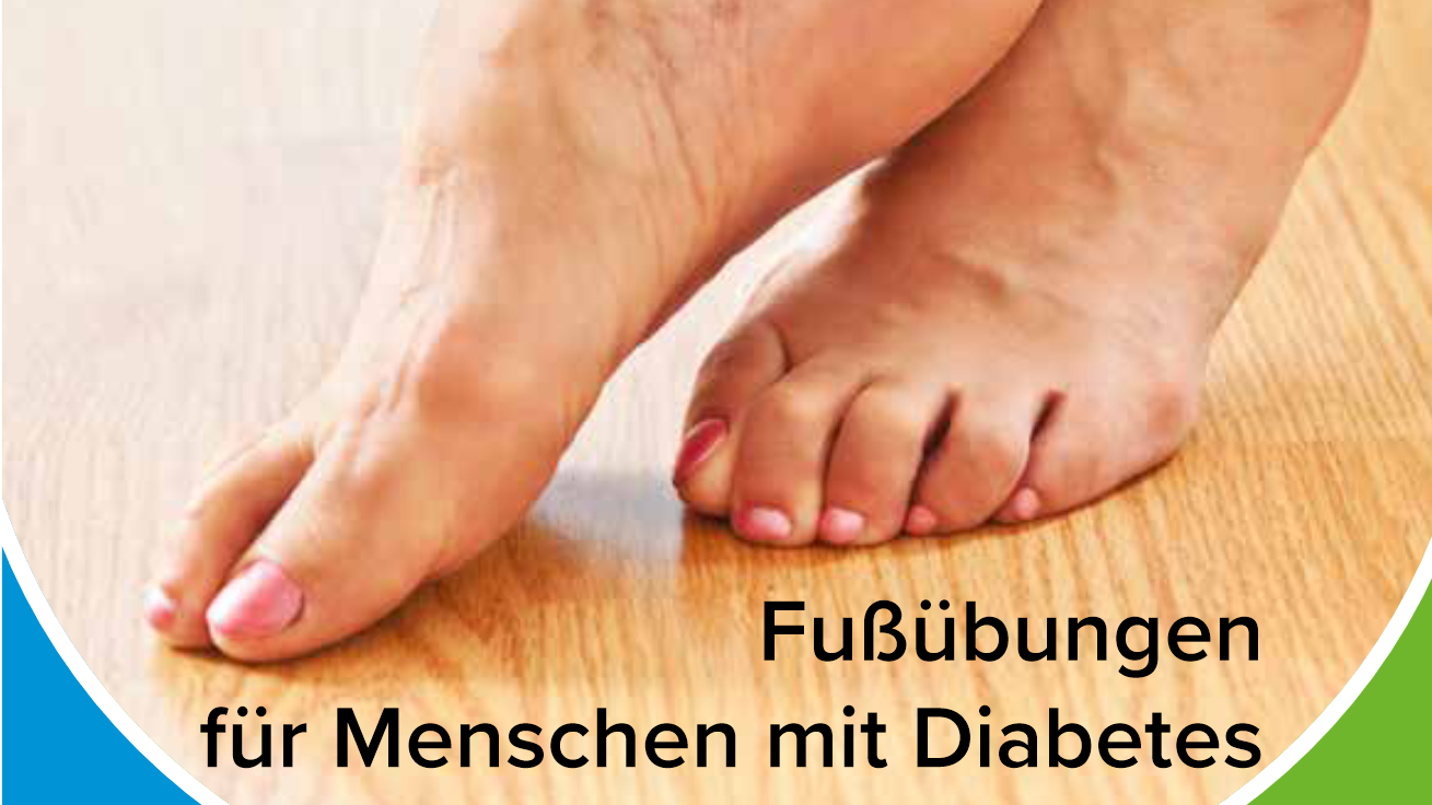 Fussübungen für Menschen mit Diabetes   Broschüre